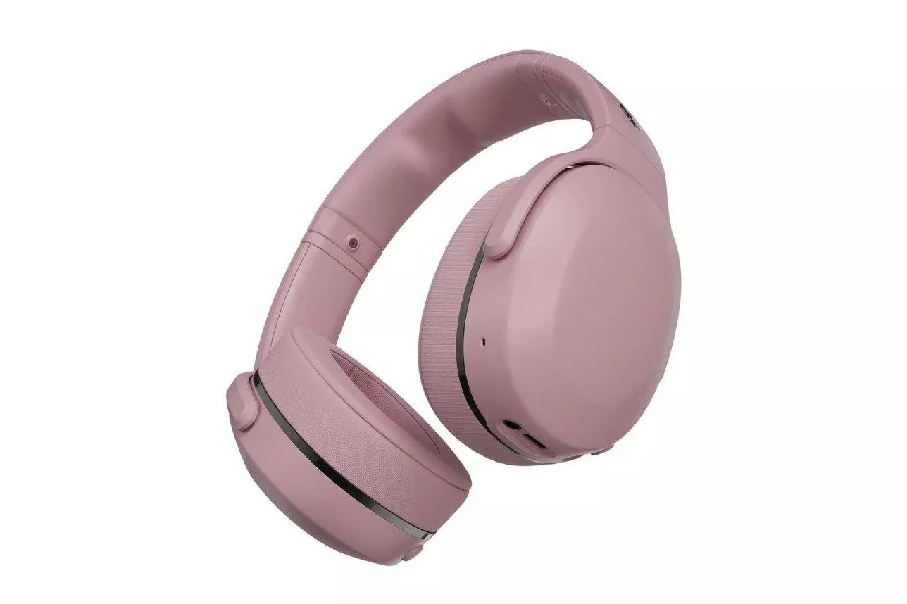 Auriculares Skullcandy Crusher 540 inalámbricos Bluetooth y cable USB-C diadema plegables rosas