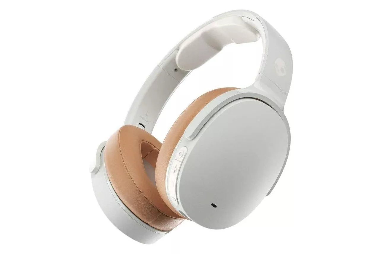Auriculares Skullcandy Hesh ANC inalámbricos Bluetooth con Cancelación de Ruido, micrófono y USB-C blancos