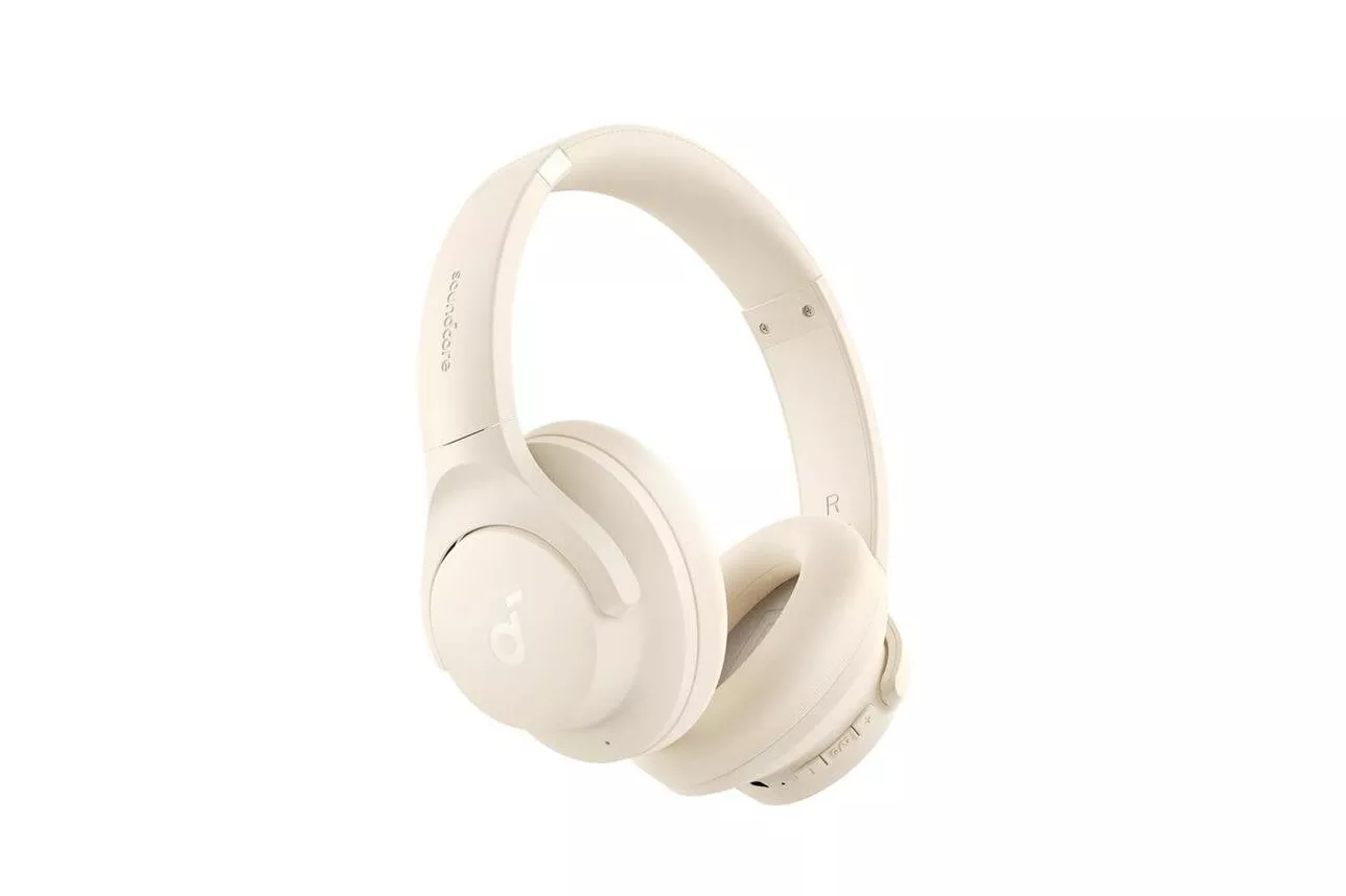 Auriculares Soundcore Q20i con cable y Bluetooth, llamadas y música, micrófono integrado, blancos