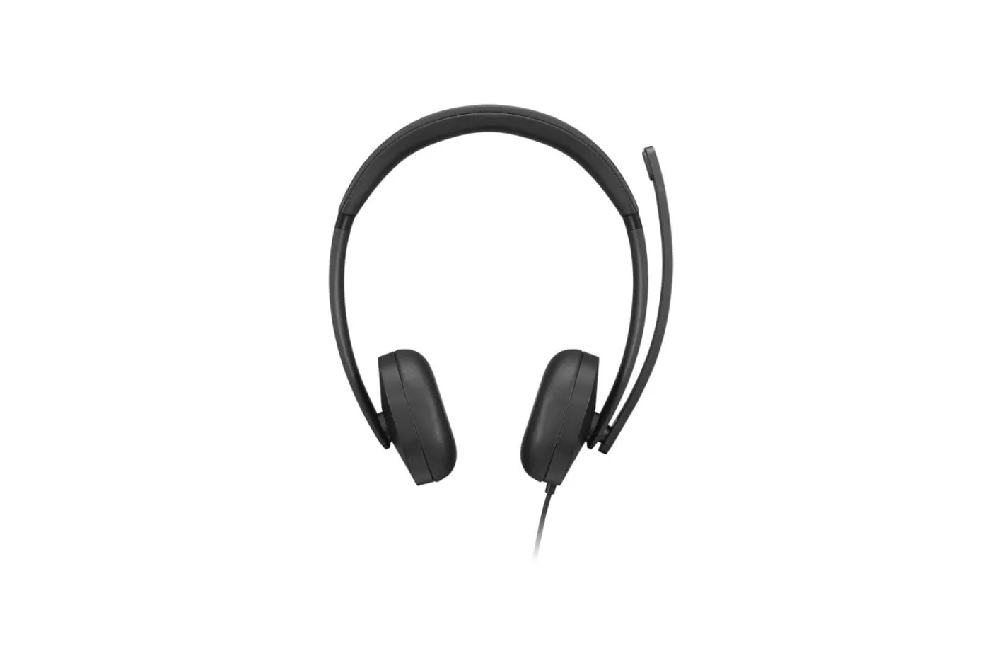 Auriculares Lenovo VoIP Headset 5000 con cable USB-C para oficina con Cancelación de Ruido negros