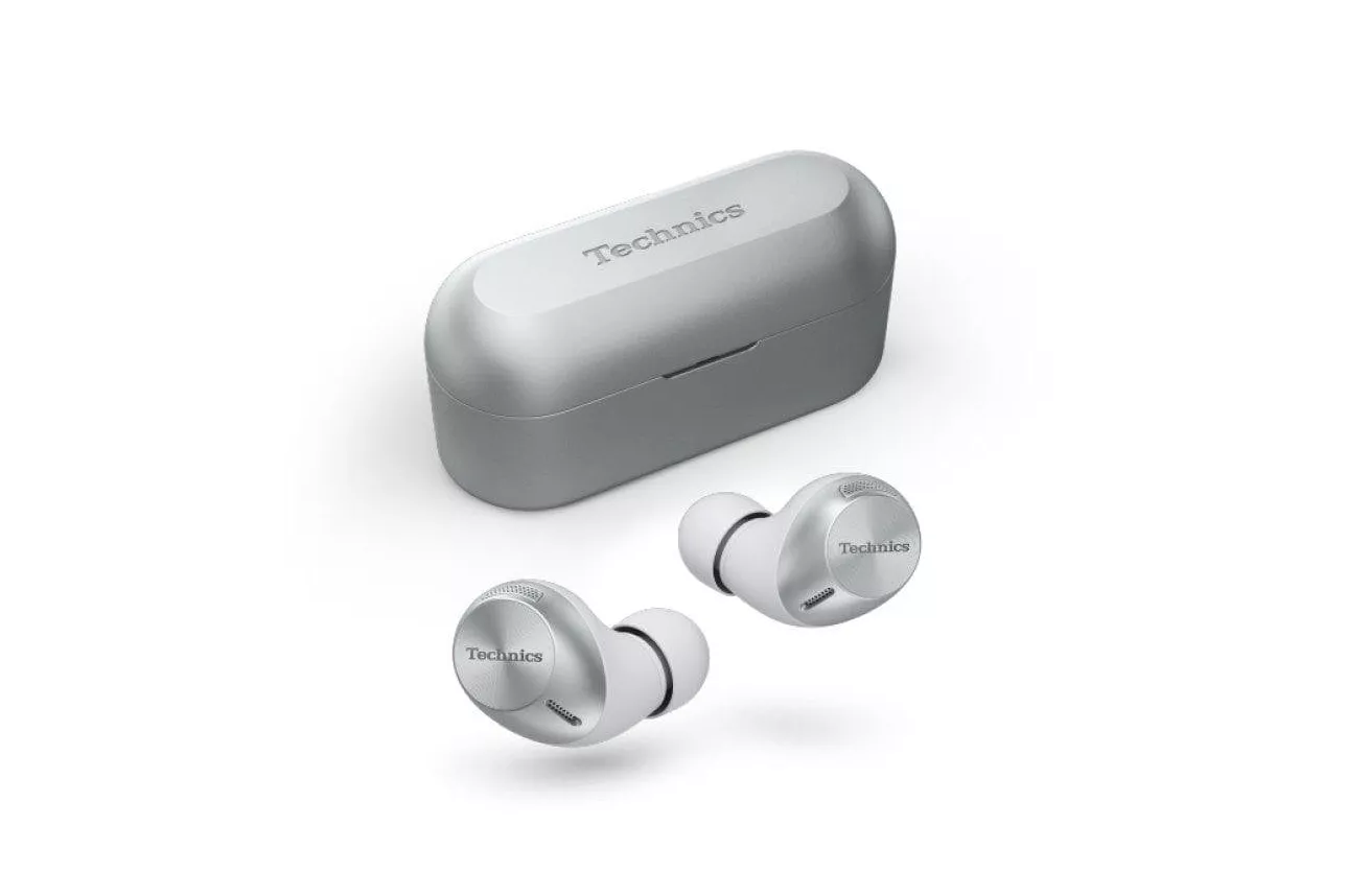 Auriculares Technics AZ40M2 inalámbricos Bluetooth con Cancelación de Ruido y micrófono MEMS plata