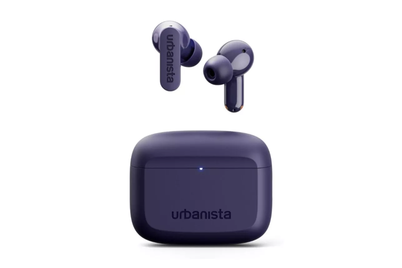 Auriculares Urbanista Palo Alto inalámbricos Bluetooth con Cancelación Activa de Ruido, micrófono y protección IP54 púrpura