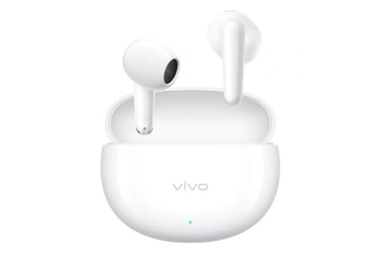 Auriculares Vivo Buds Air 3 inalámbricos Bluetooth con Reducción de Ruido por IA, control táctil y protección IP54, blancos