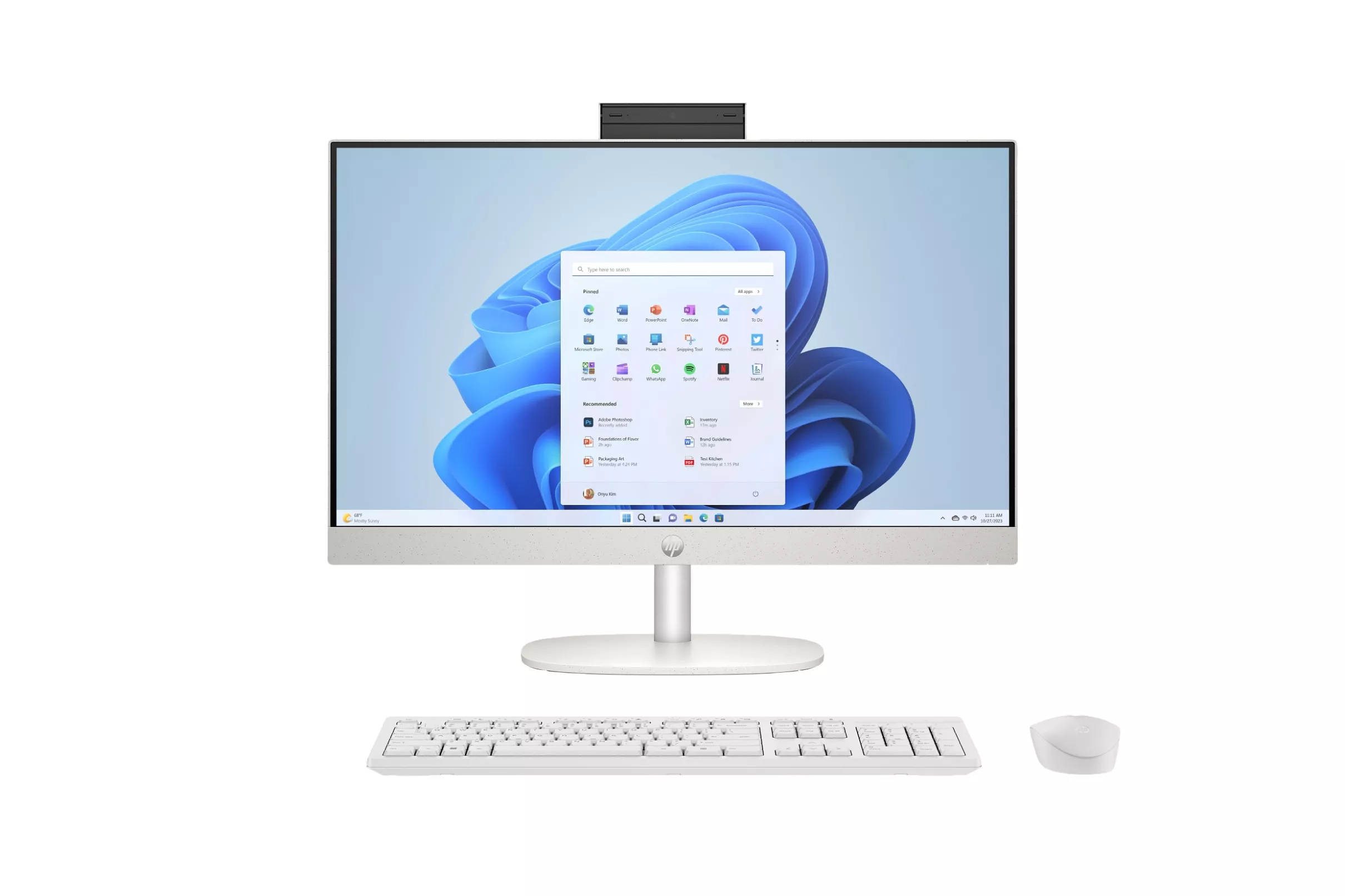 HP 24-cr0073ns AMD Ryzen 5 16GB 512GB SSD Radeon Windows 11 Home WiFi6