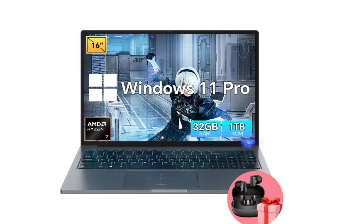 Portátil Blackview GamiBook 8 AMD Ryzen 7 7735HS 32GB 1TB SSD 16