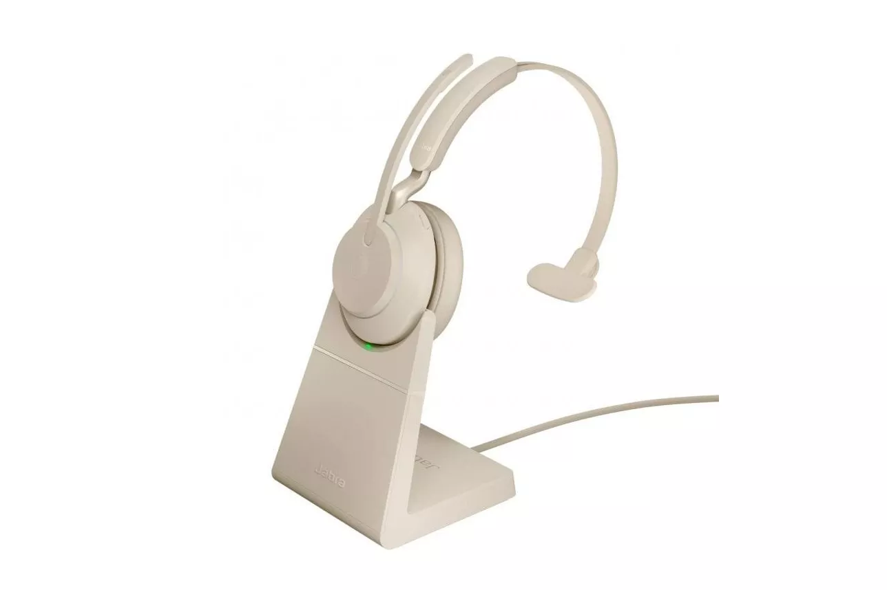 Jabra Evolve2 65 UC Auricular Monoaural USB-C Beige