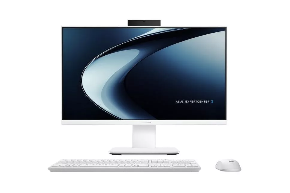ASUS ExpertCenter P600 AiO PM640KA AMD Ryzen AI 5 16GB 512GB SSD Radeon 820M Windows 11 Pro cámara IR teclado ratón inalámbricos