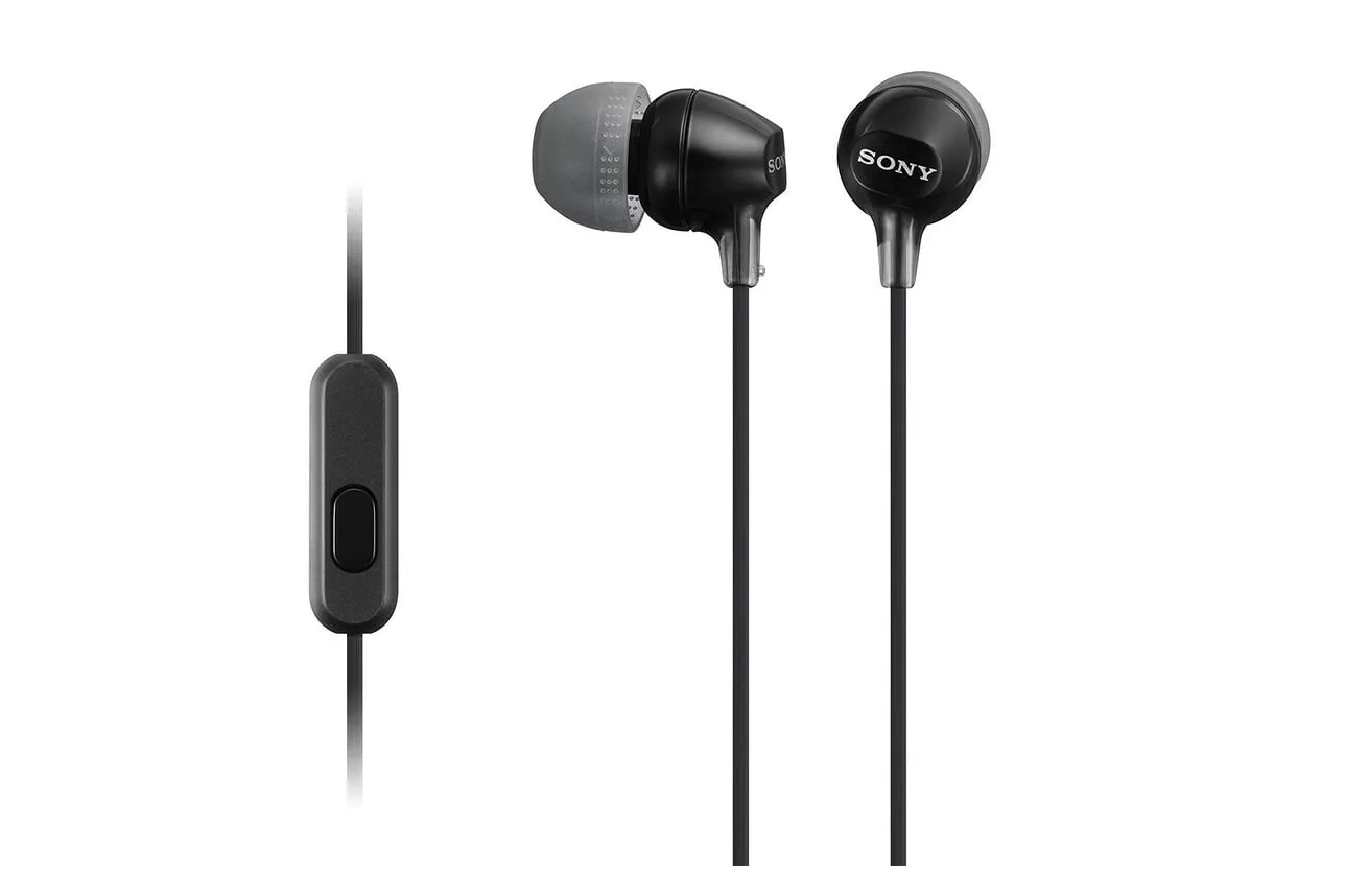 Sony MDR-EX15AP Auriculares con Micrófono Negro