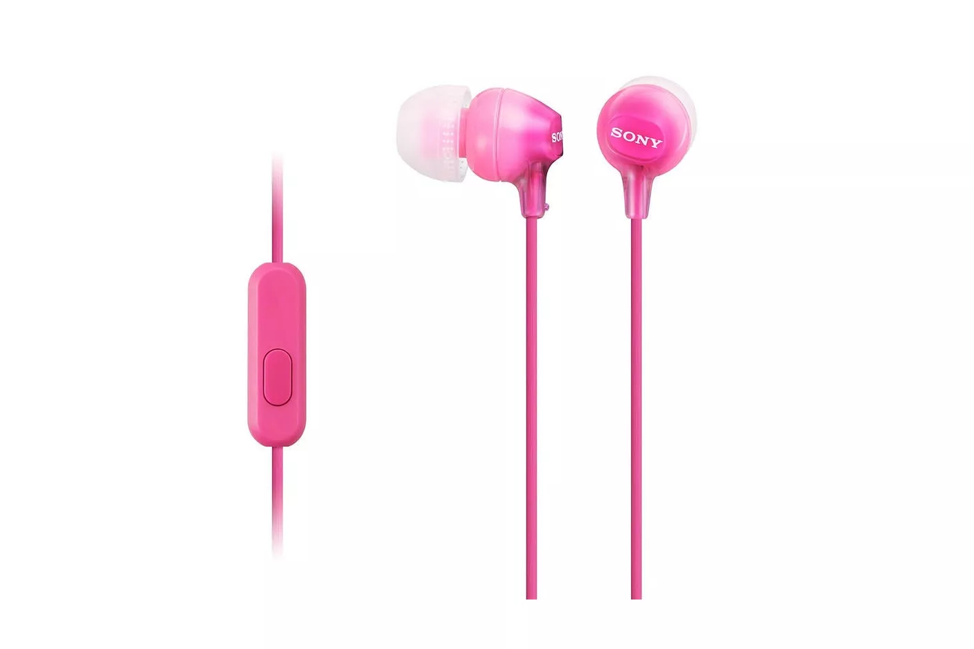 Sony MDR-EX15AP Auriculares con Micrófono Rosa