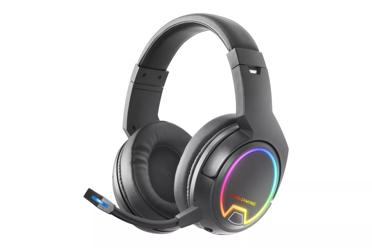Mars Gaming MHW-100 Auriculares Gaming Inalámbricos Negros