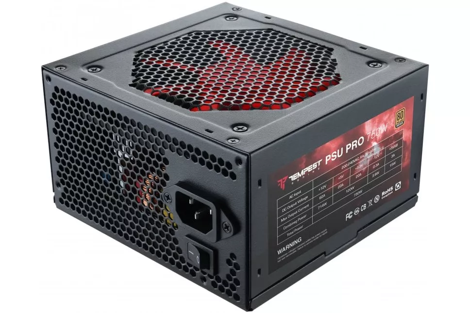 Tempest PSU PRO 750W 80+ Bronze Fuente de Alimentación