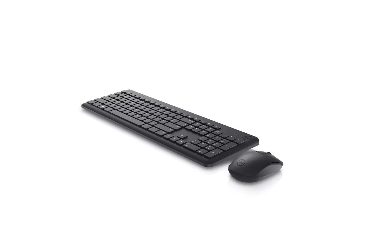 Teclado DELL KM3322W de membrana inalámbrico Layout español con ratón y teclas multimedia