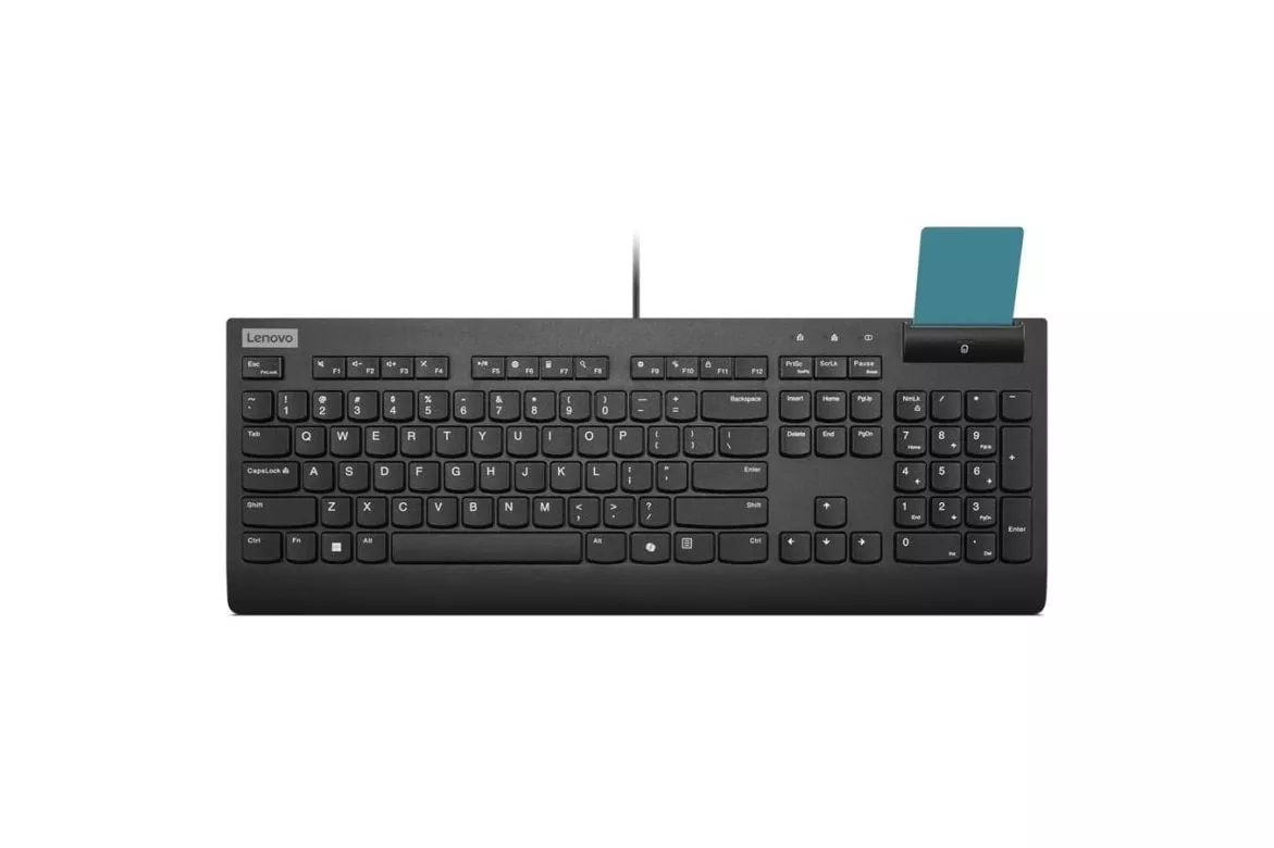 Teclado Lenovo Smartcard Wired Keyboard II membrana español con lector de tarjetas