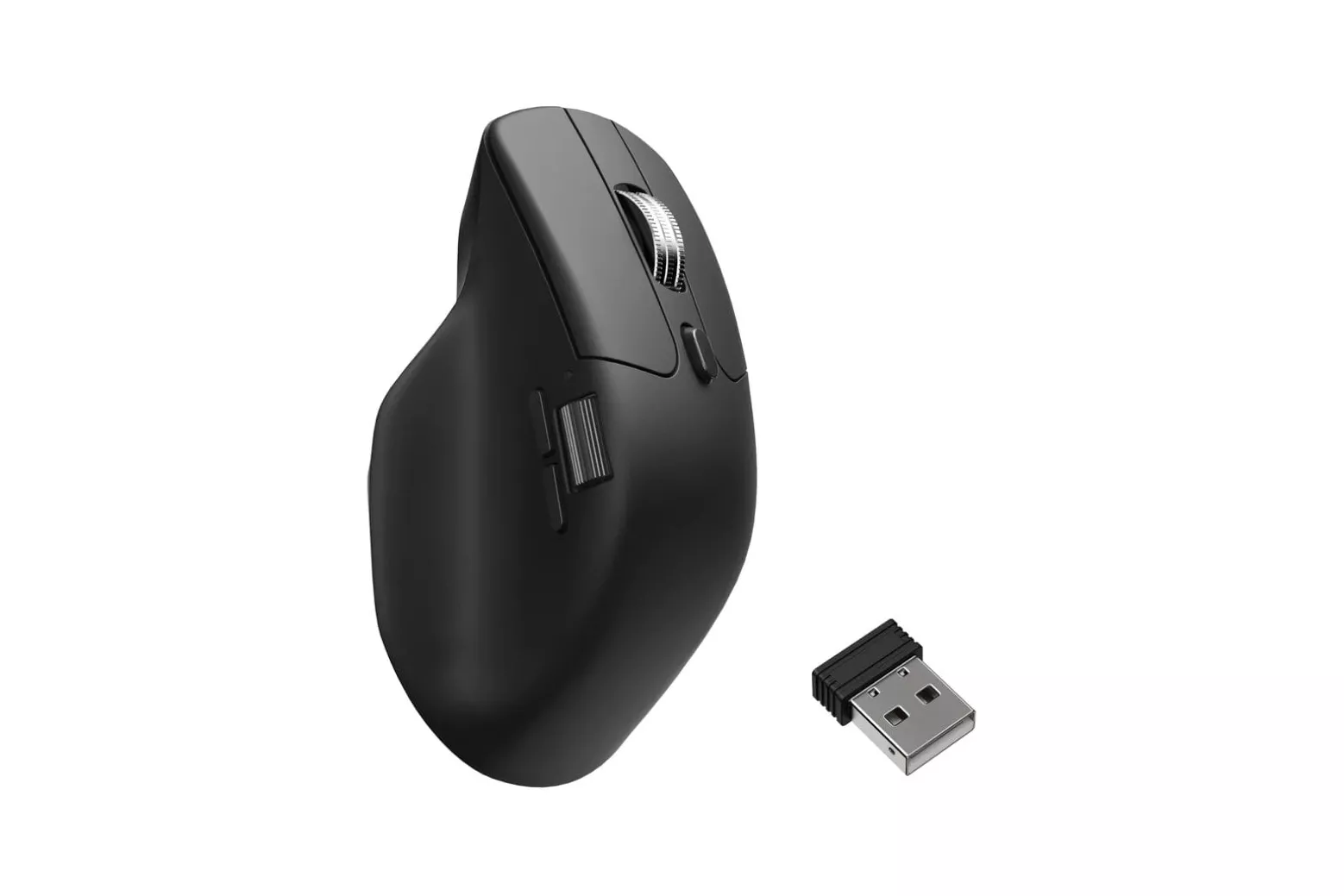 Ratón Keychron M6 Inalámbrico PixArt 3950 8K 30000 DPI Negro 10 Botones Silencioso Negro