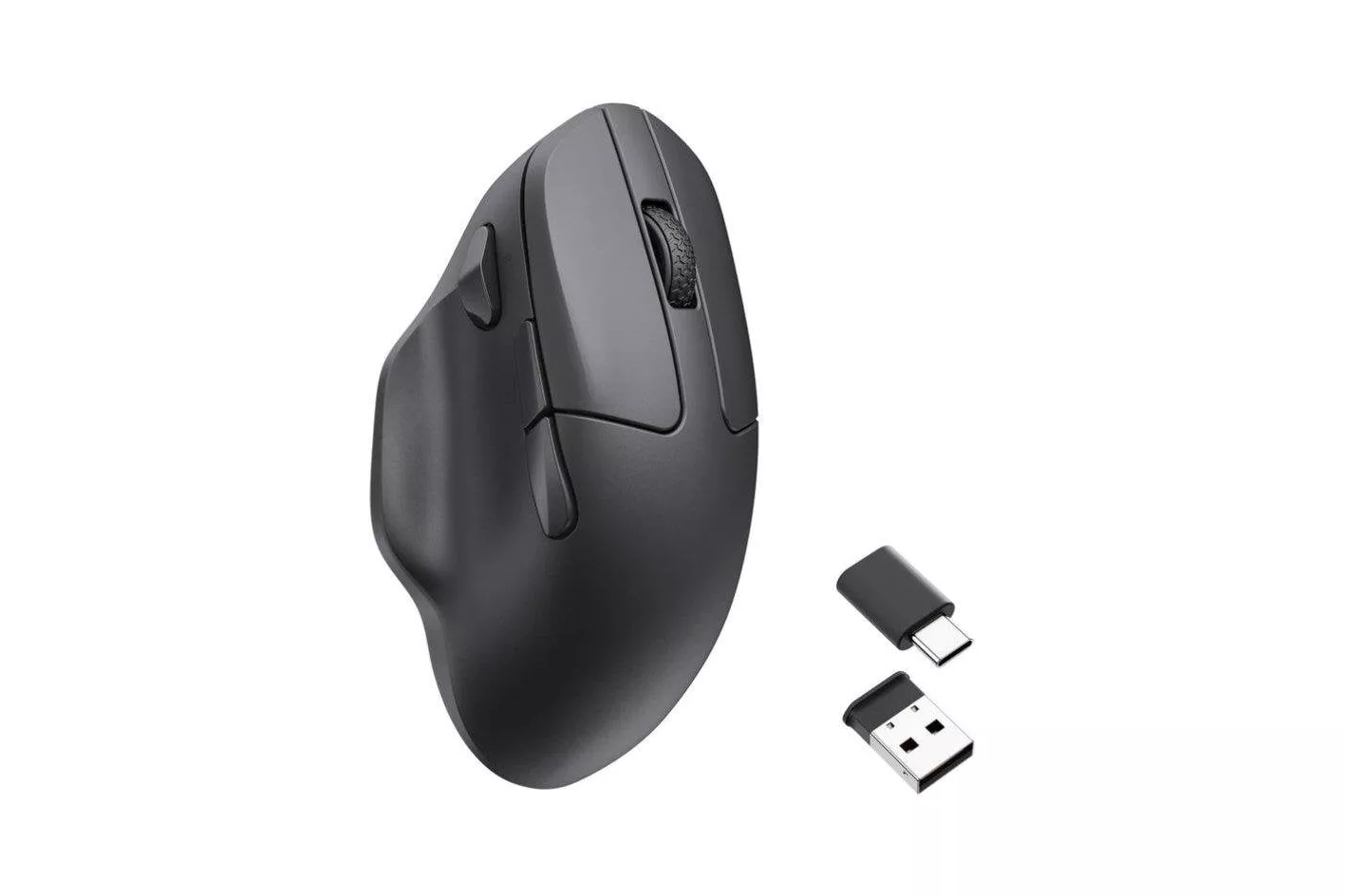 Ratón Keychron M7-A1 inalámbrico y cableado 26000 DPI negro ergonómico ligero