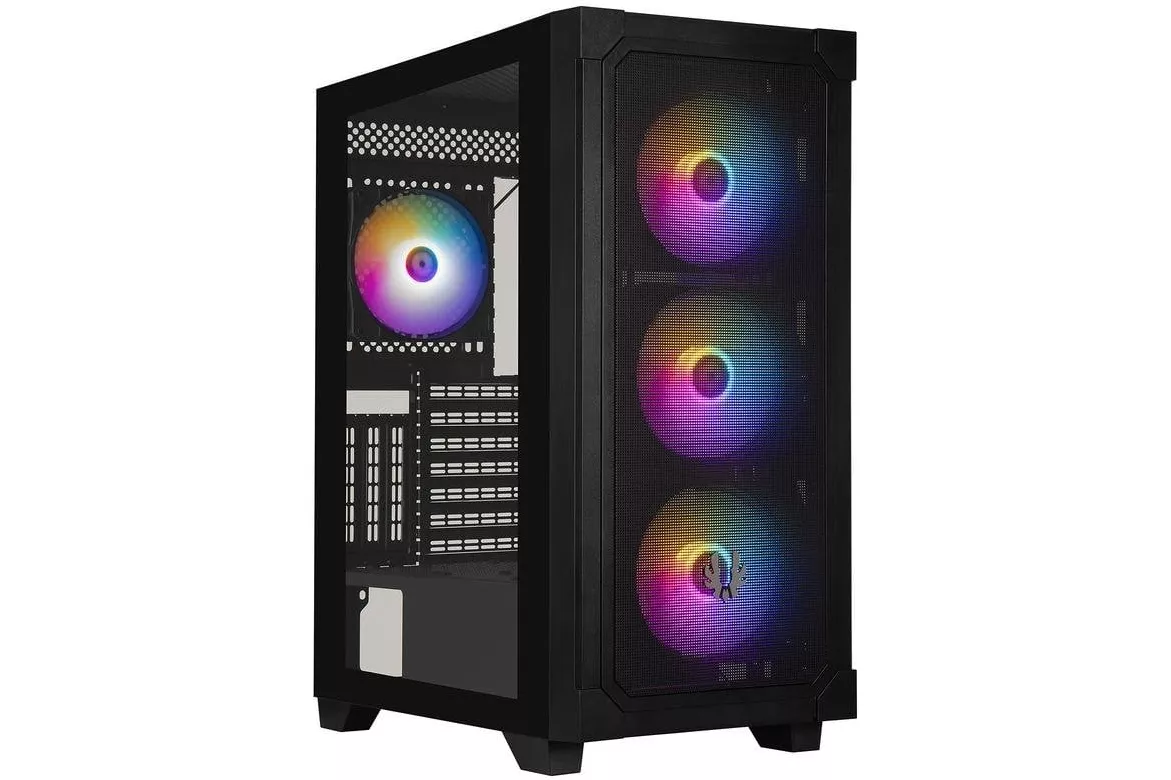 Caja BitFenix Graph BFC-GRF-300-KKGSK-4A Media Torre RGB Ventana Cristal Templado