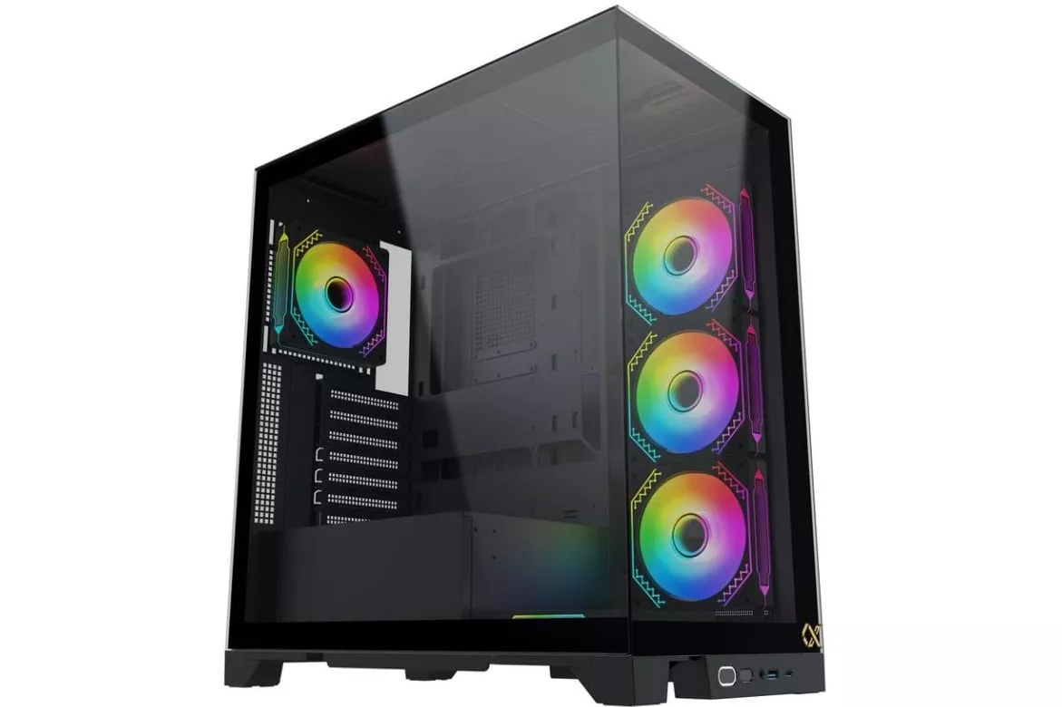 Caja para PC Xigmatek Endorphin Ultra Negra Temprado ARGB ATX MicroATX Mini-ITX