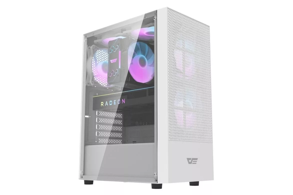 Caja PC Darkflash A290 Blanca ATX Cristal Templado ARGB Mesh