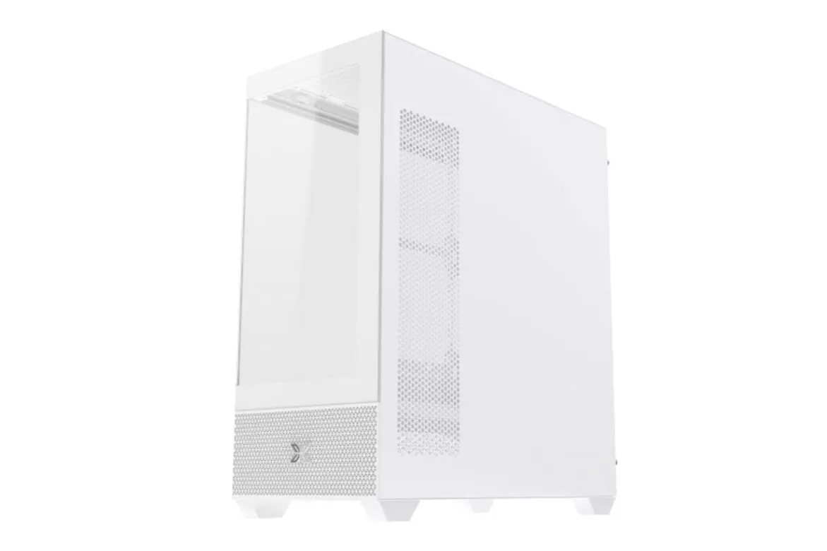 Caja PC Xigmatek Alphard Arctic blanca panel vidrio templado ATX gaming