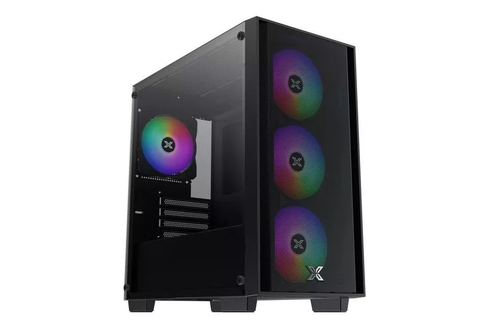 Caja PC Xigmatek NYX Air II micro ATX/Mini-ITX RGB Vidrio Templado Negro