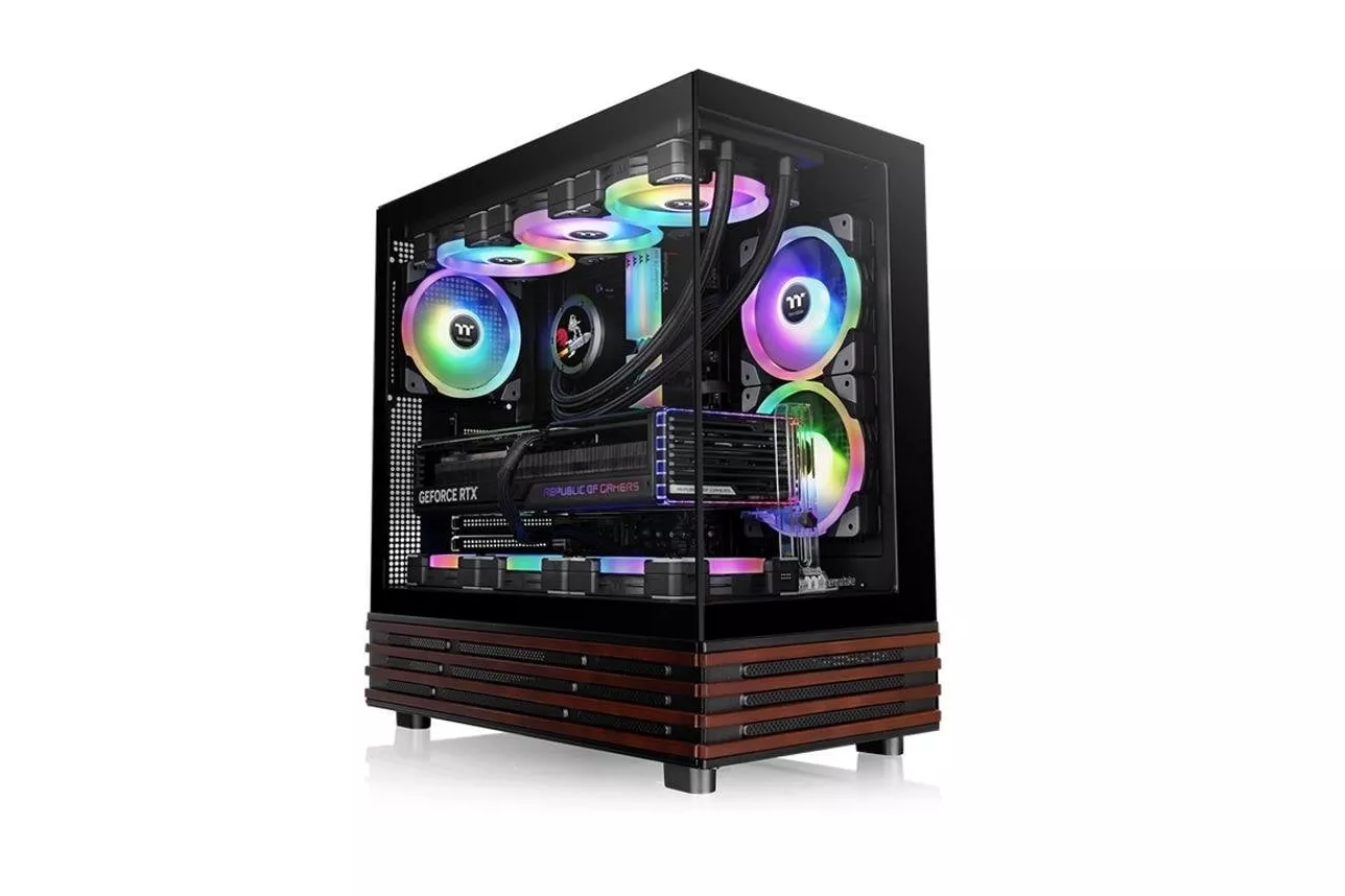 Caja Thermaltake View 270 Plus WS ARGB negra cristal templado E-ATX ARGB