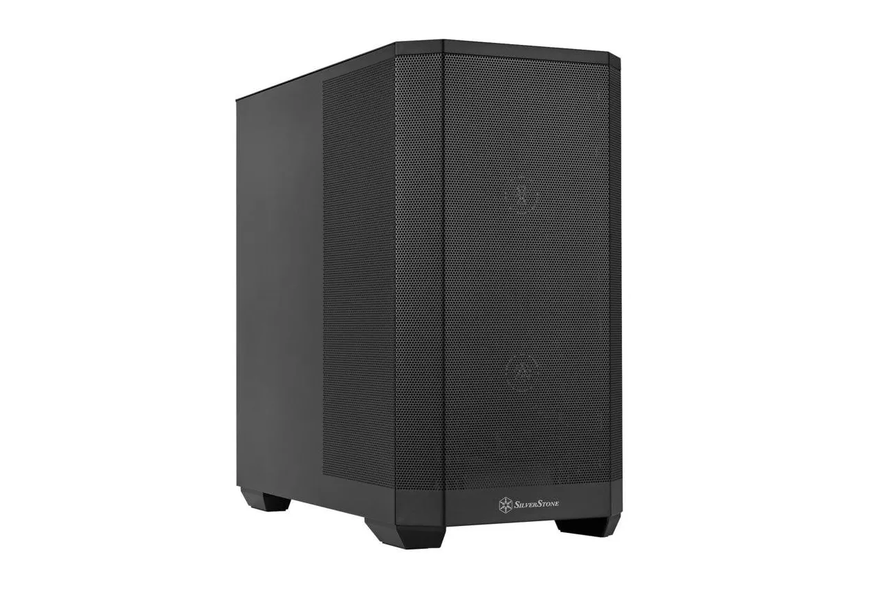 Caja Torre Media SilverStone SETA H2M Negro Mesh Soporte Micro-ATX Alta Refrigeración