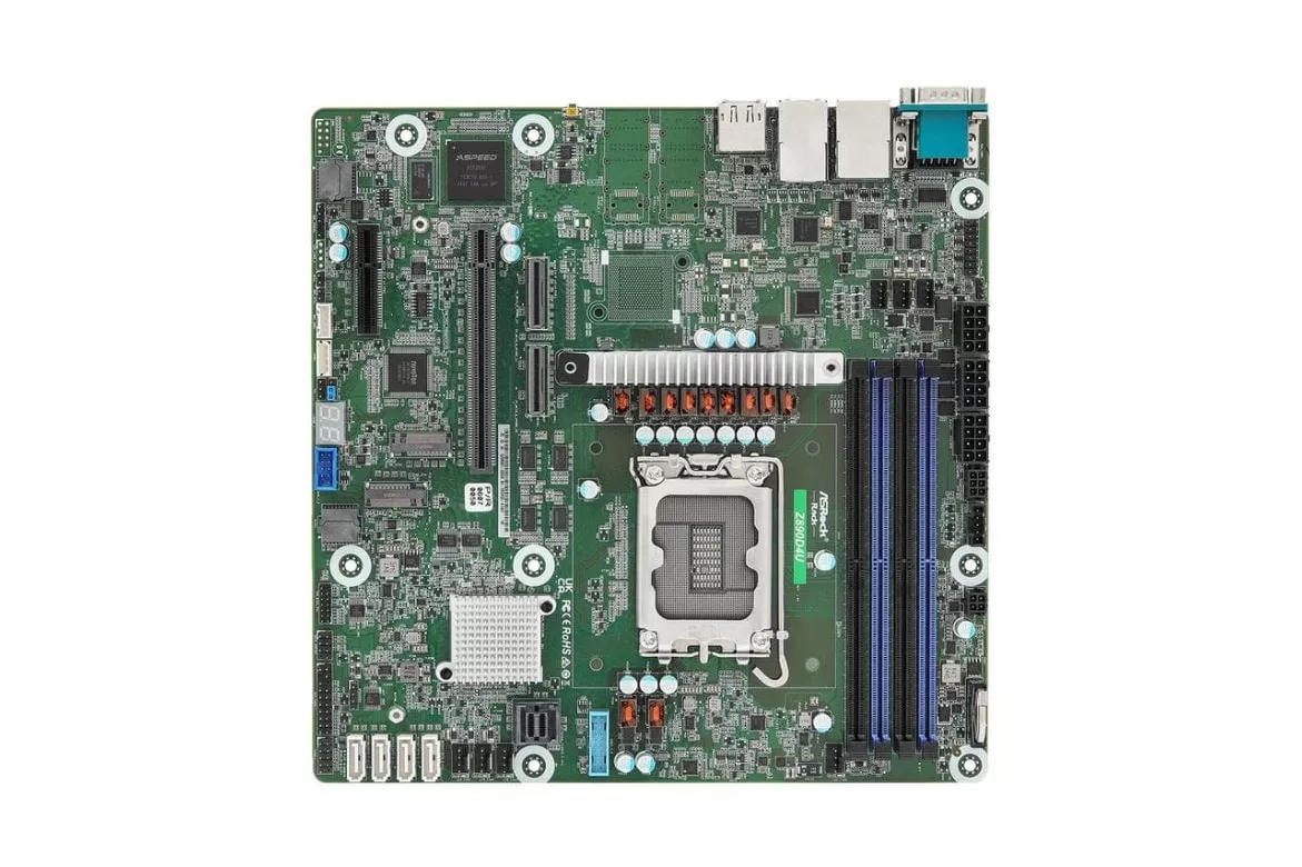 Placa Base Asrock Z890D4U Intel Z890 LGA 1851 DDR5 Micro ATX Sin Wifi RAID Server