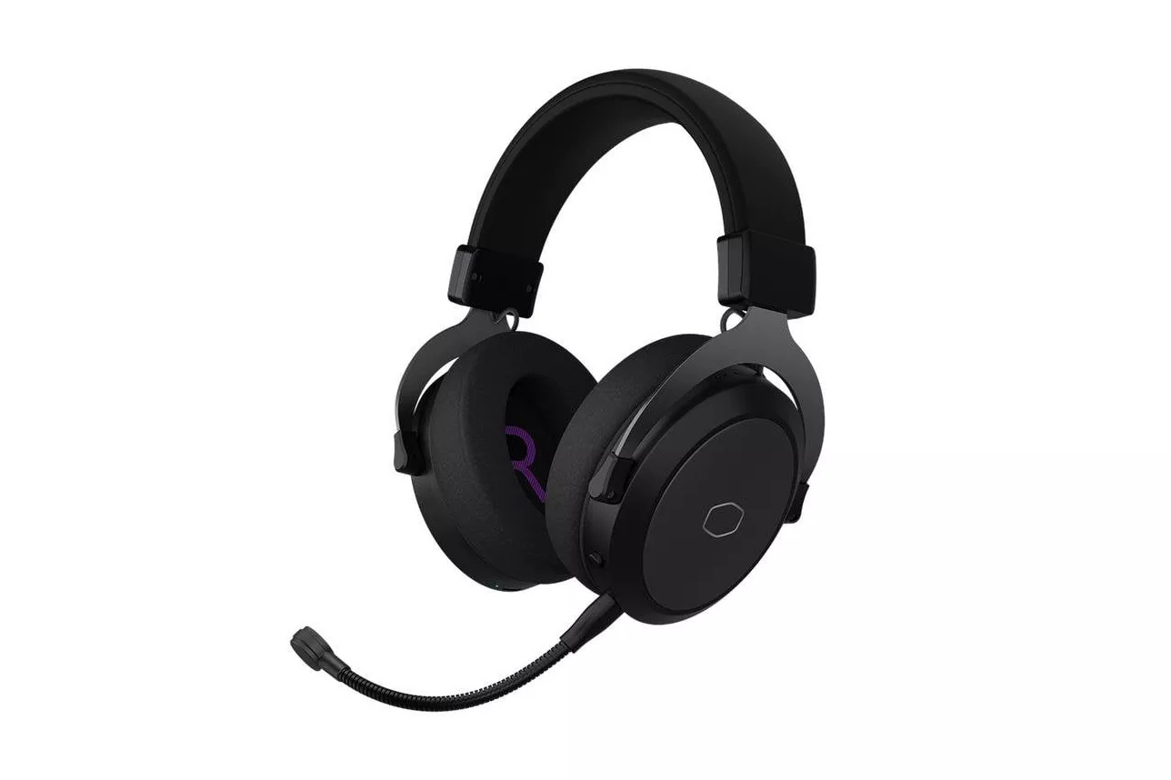 Auriculares Cooler Master CH351 inalámbricos y con cable Gaming 2,4 GHz, Bluetooth y Jack 3,5 mm Micrófono extraíble Negros