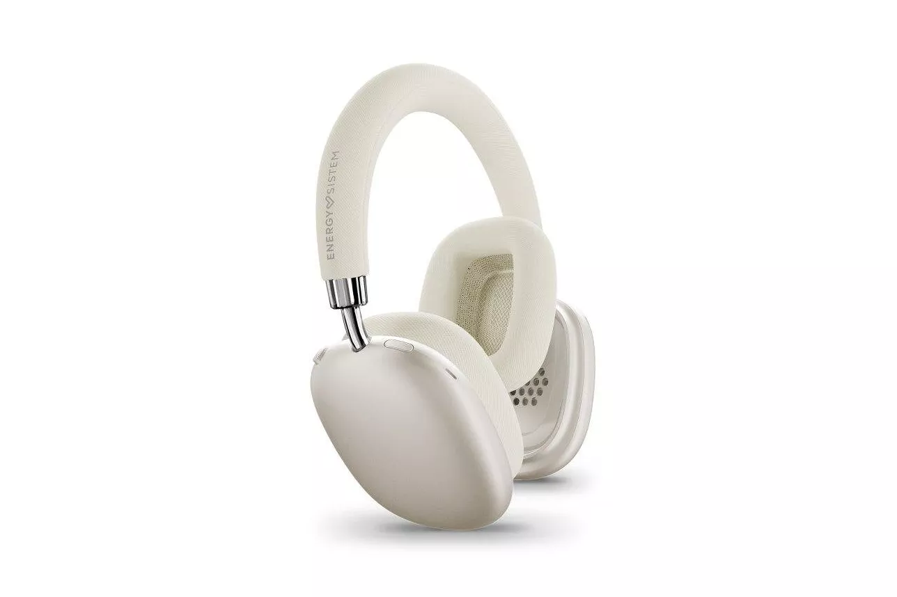 Auriculares Energy Sistem Pineapple Max inalámbricos Bluetooth con Cancelación de Ruido y micrófono, multi dispositivo, gris