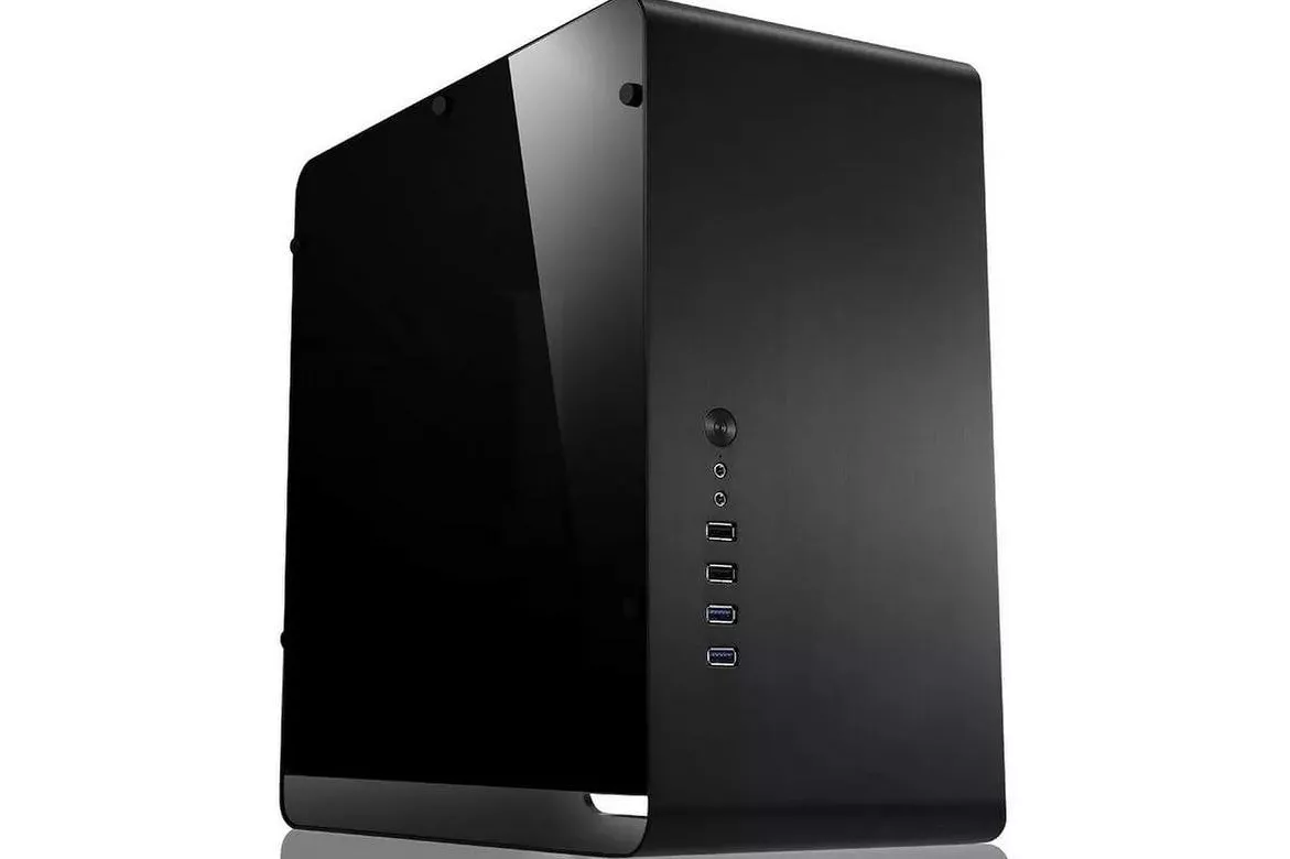 Caja PC Jonsbo UMX3 Negra Mini Tower aluminio y acrílico lateral ventana