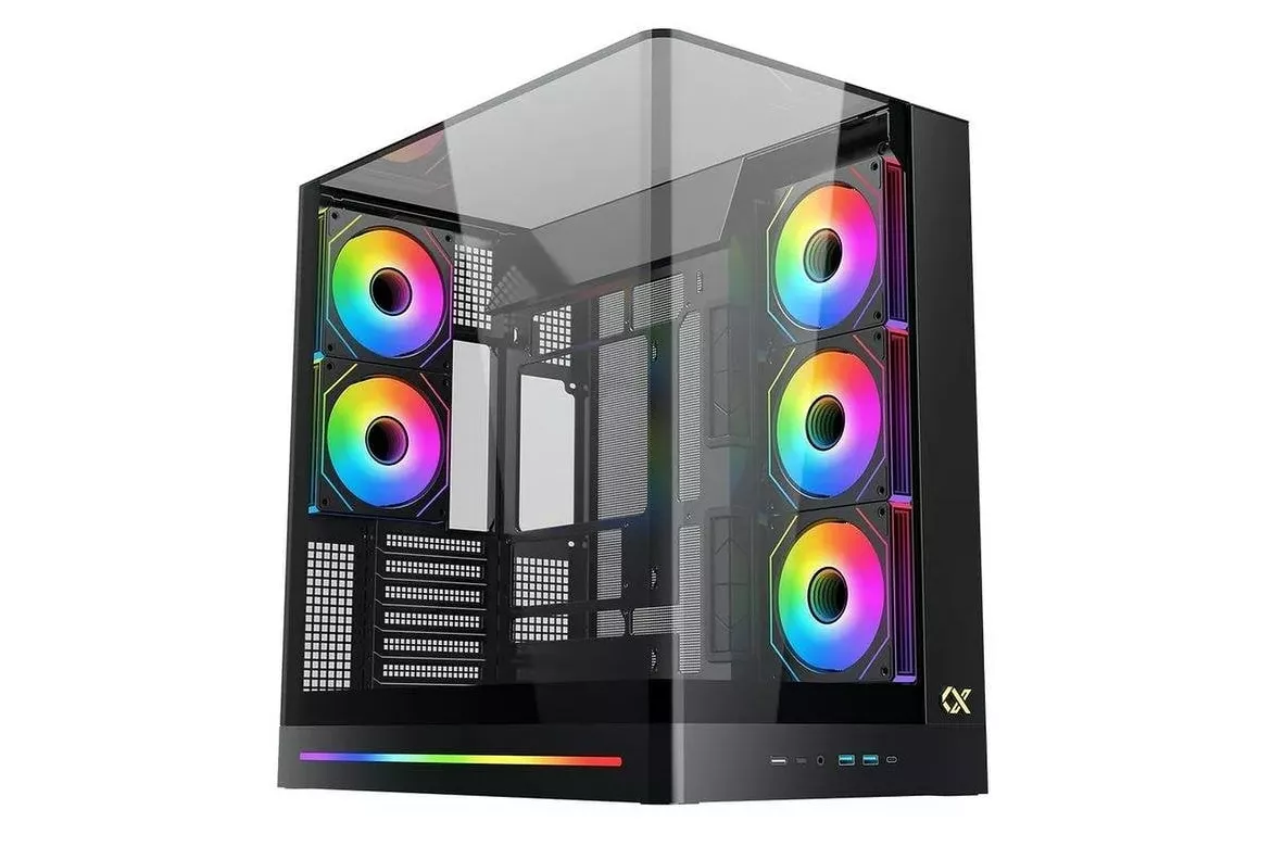 Caja torre Xigmatek Pano II cristal templado ARGB para gaming