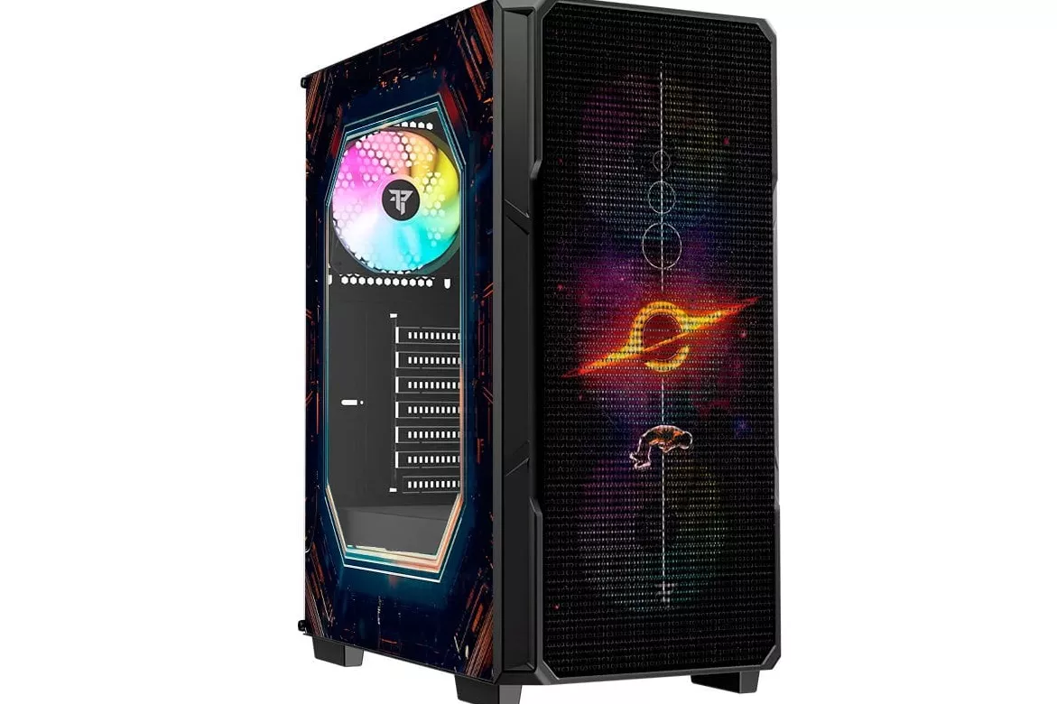 Torre PC Tempest Garrison ARGB ATX Cristal Templado USB 3.0 Negra - Space by PcCom