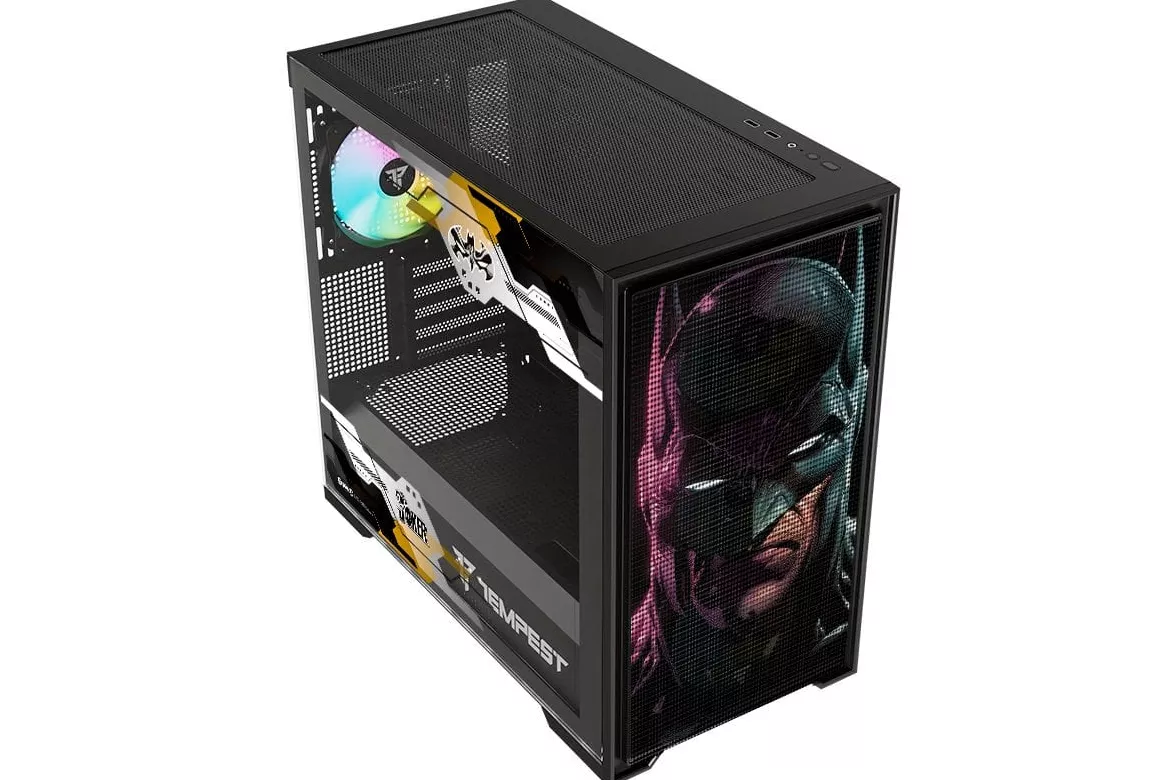 Torre PC Tempest Stronghold ARGB M-ATX Cristal Templado USB 3.0 Negra - Batman Edition I by PcCom