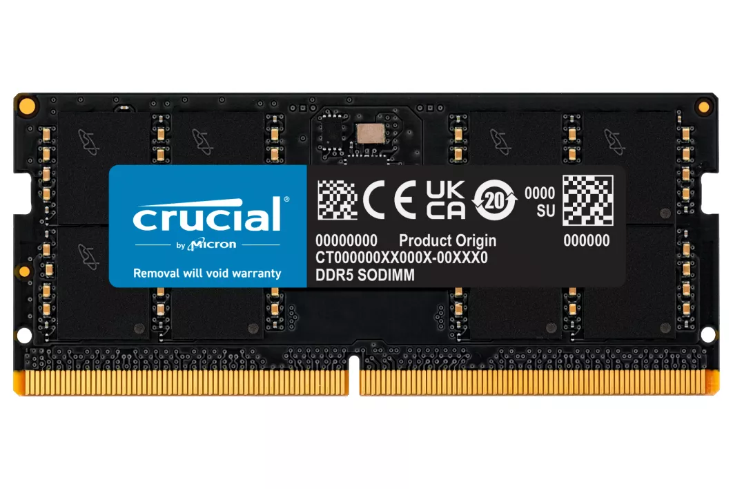 Memoria DDR5 Crucial Classic 32GB 1x32GB 4800MHz CL40 SoDIMM Tray