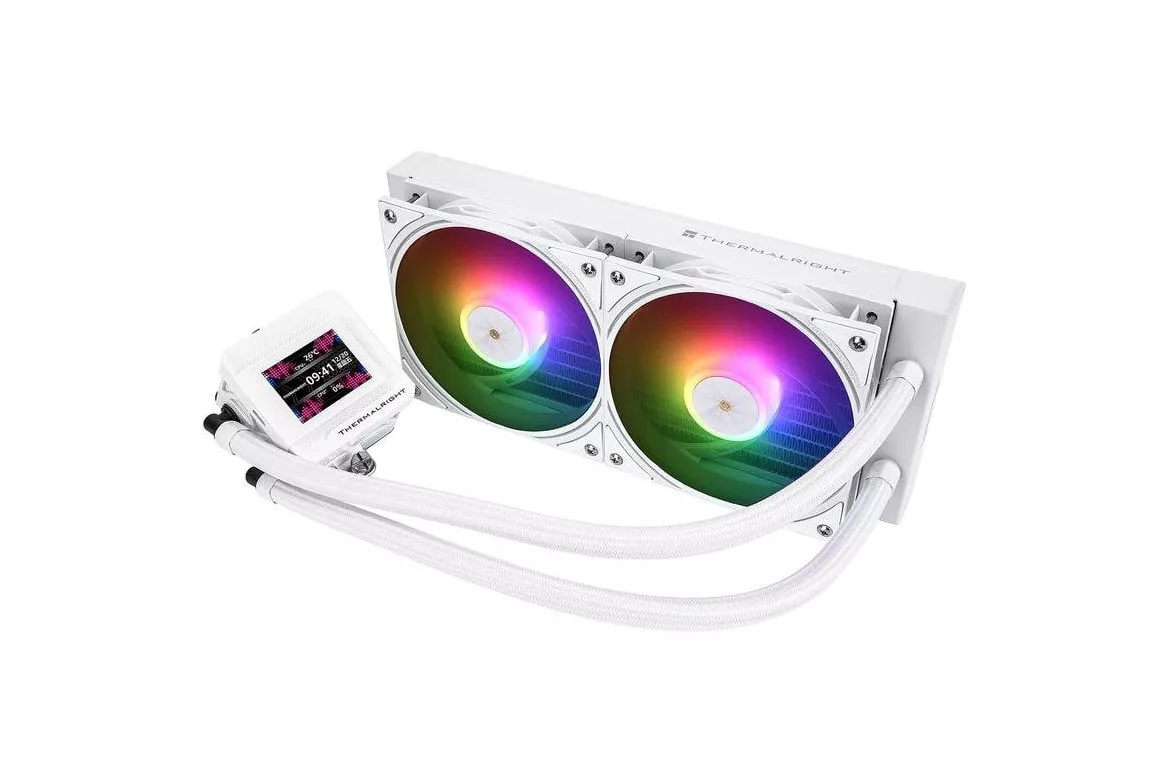 Refrigeración Líquida Thermalright Frozen Warframe 240 SE ARGB 240mm 2 Ventiladores Pantalla LCD ARGB