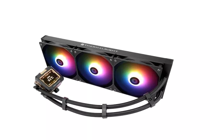 Refrigeración Líquida Thermalright Frozen Warframe 420mm 3 Ventiladores ARGB Pantalla LCD