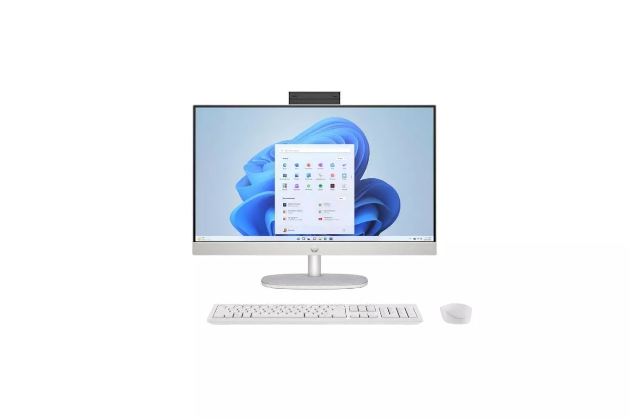 HP 24-cr0114ns Intel Core i5 16GB 512GB SSD Iris Xe FreeDOS Blanco Wi-Fi 6