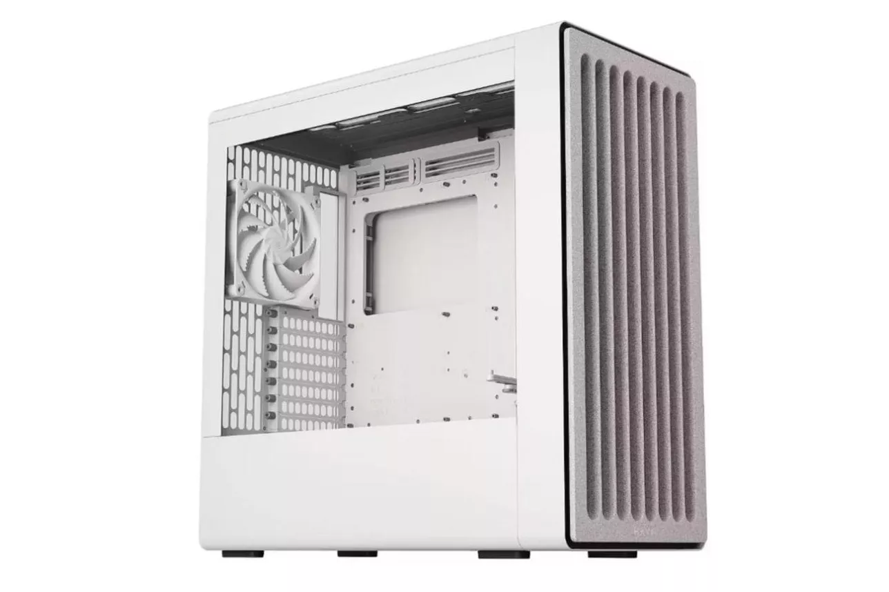 Torre PC Caja PC HAVN BF360 Blanca Mid Tower ventana cristal templado ATX EATX GPU 410 mm