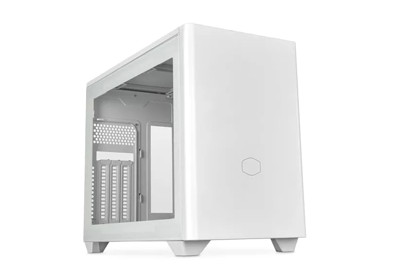 Torre PC Carcasa PC COOLER MASTER MasterBox NR200P V2 Mini-ITX Blanco con panel de vidrio templado