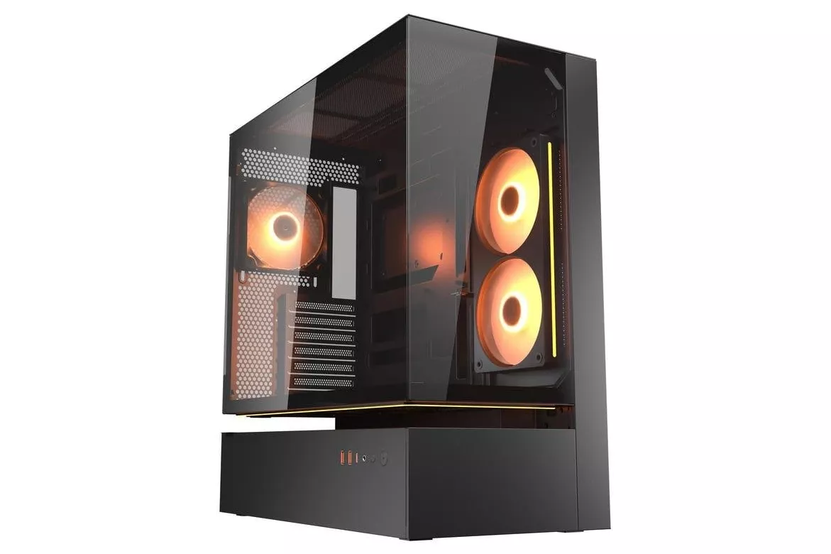 Caja PC Cougar CGR-2DA4B Midi Tower ATX Vidrio Templado RGB Negra
