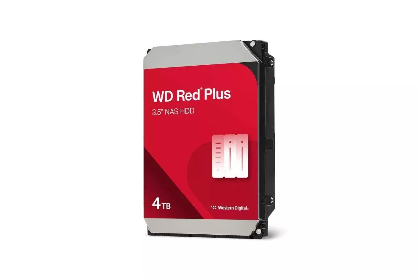 Disco Duro Western Digital Red Plus 4TB HDD 5400rpm SATA III para NAS 180MB/s