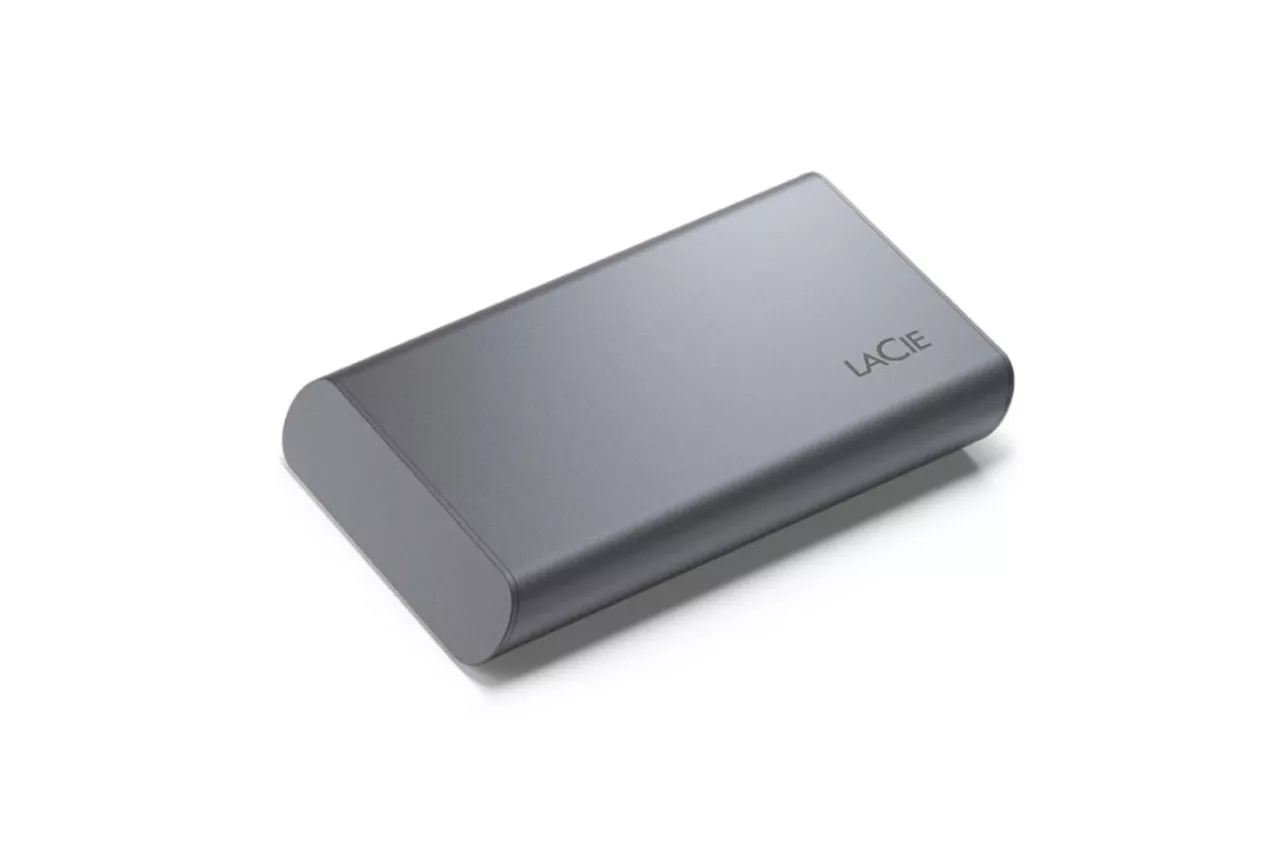 Disco Duro LaCie Mobile SSD Secure 500GB Externo USB-C 1050MB/s Encriptado