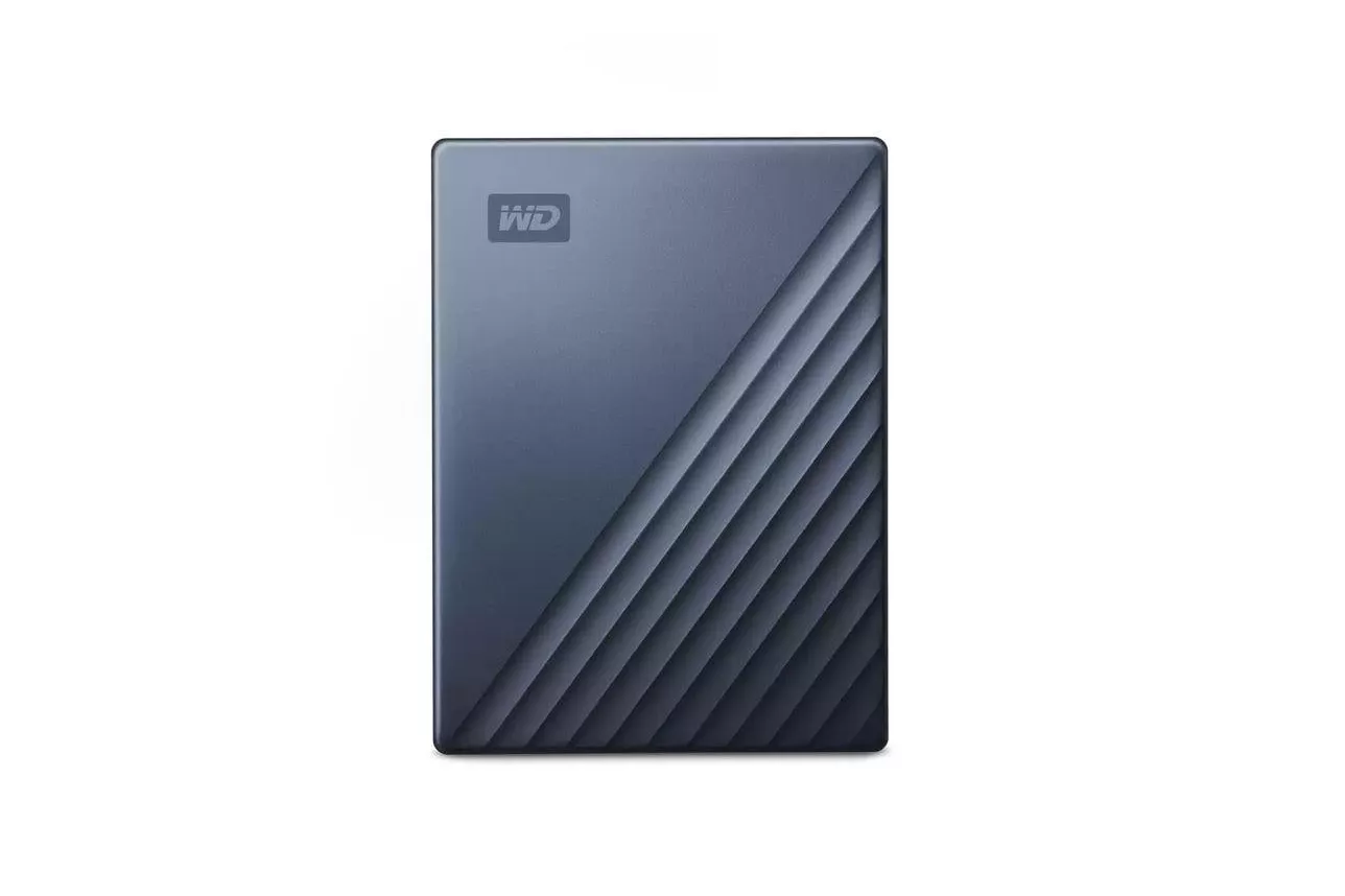 Disco Duro Western Digital My Passport Ultra 6 TB HDD 5000 Mbit/s Azul USB-C + Seguridad AES