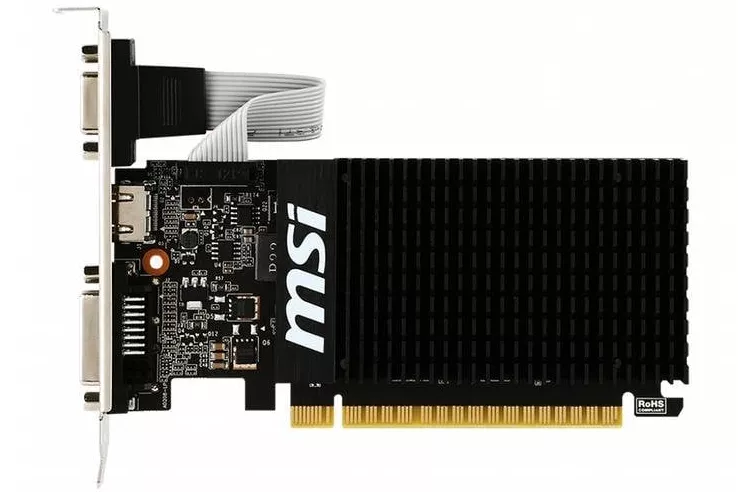 MSI GeForce GT 710 2GB GDDR3 Low Profile PCIe x16
