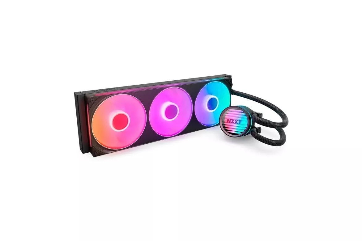 Refrigeración Líquida NZXT Kraken Core 360 RGB 360mm 3 Ventiladores Iluminación LED