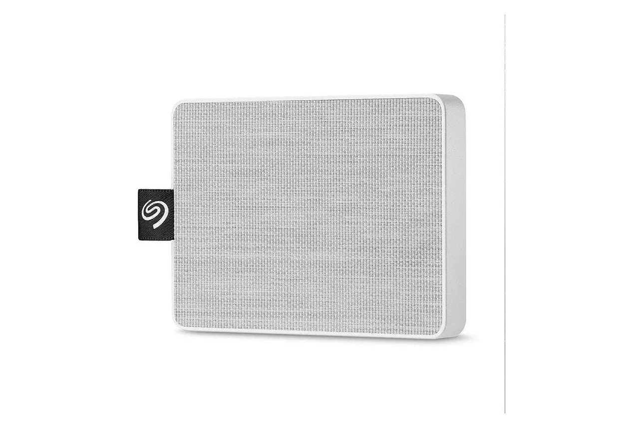 Seagate One Touch 1TB SSD Blanco