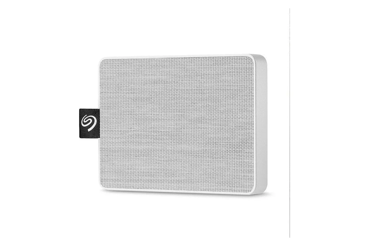 Seagate One Touch 500GB SSD Blanco