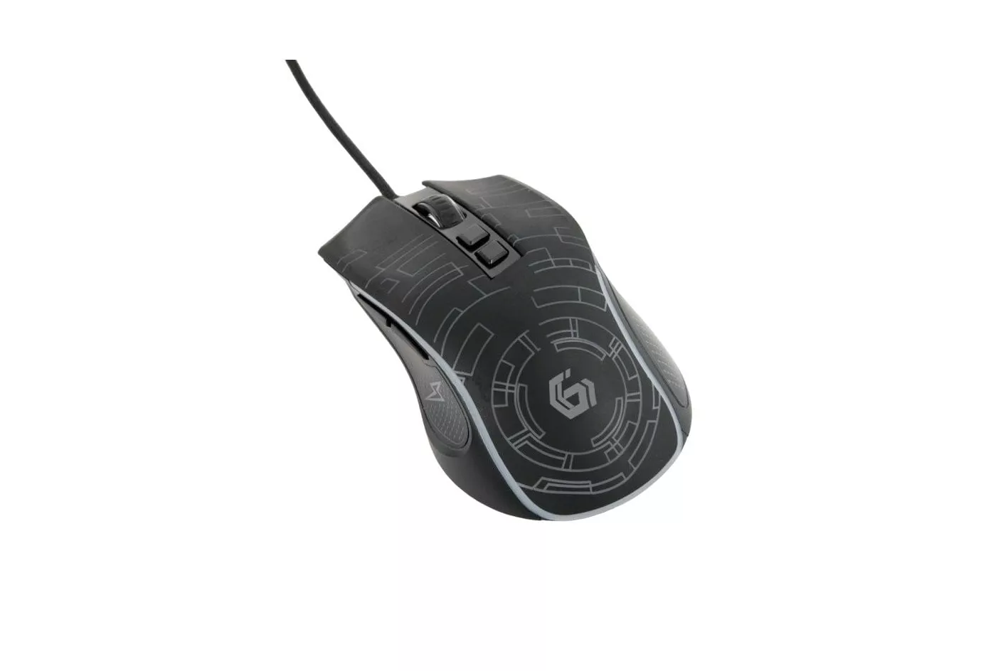 Gembird MUSGRGB01 Ratón Gaming LED USB 3600DPI Negro