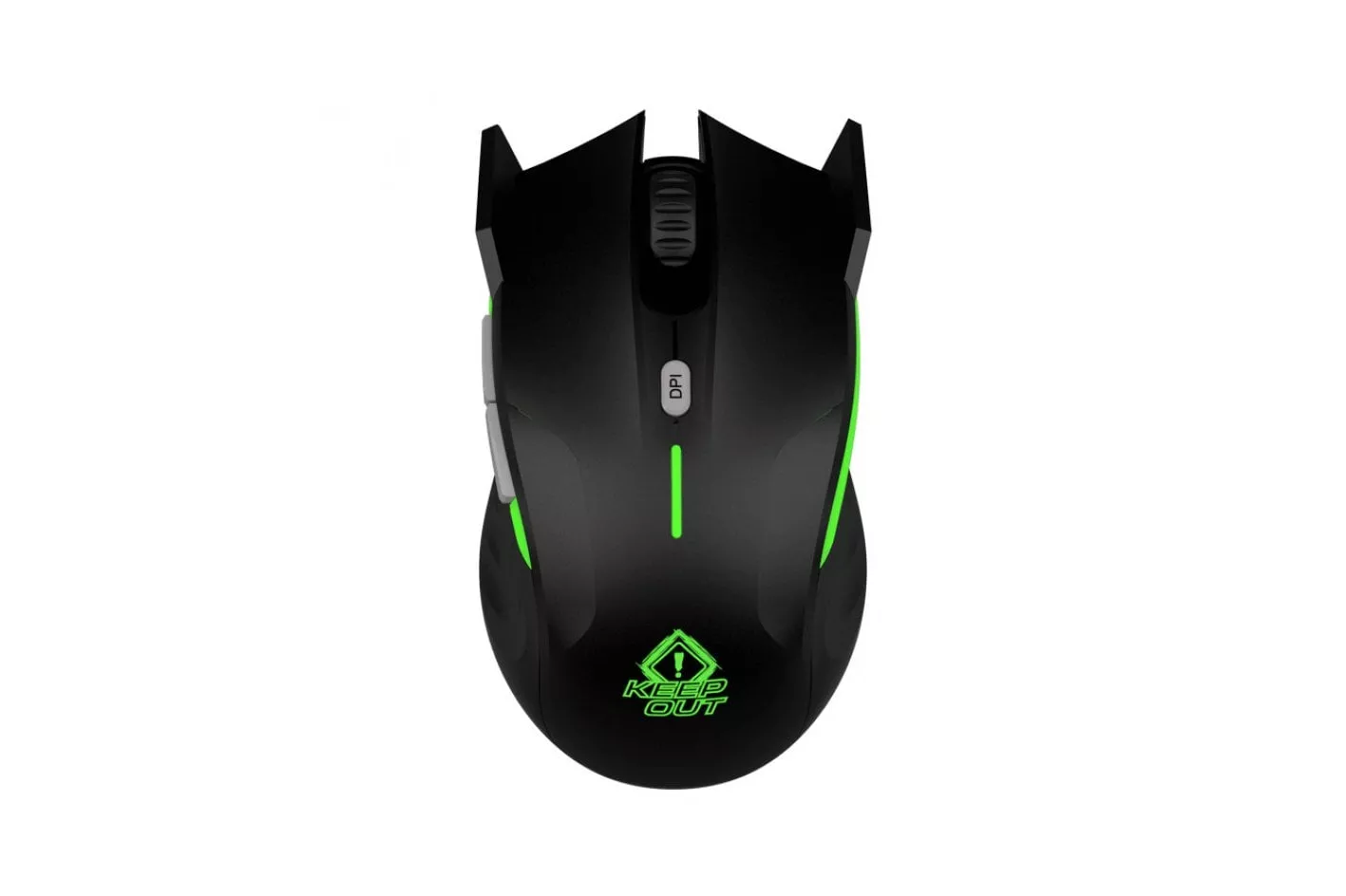 Keep Out XPoseidon Ratón Gaming 4000DPI Negro/Verde