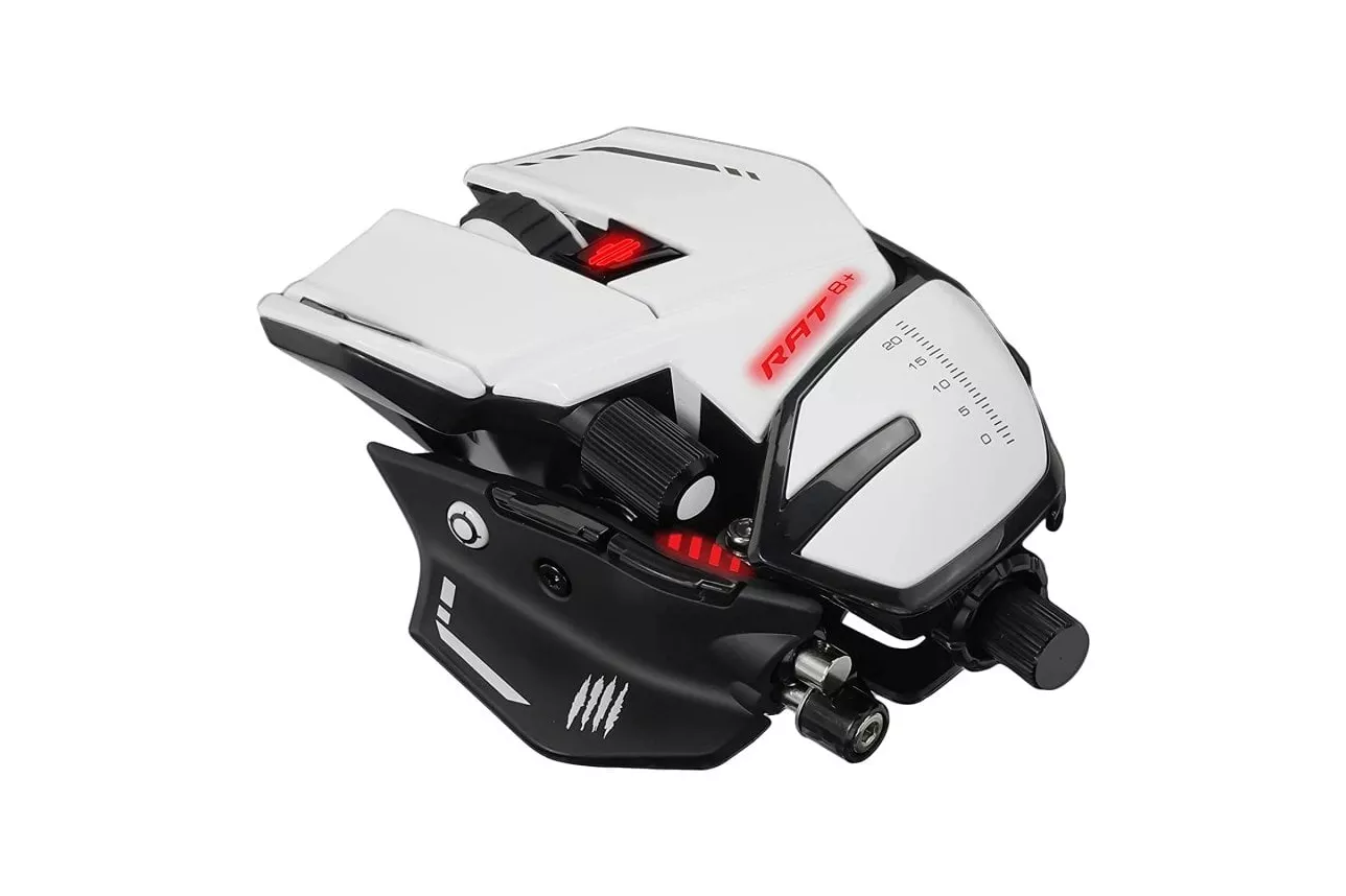 Mad Catz R.A.T. 8+ Ratón Gaming 16000DPI RGB Blanco